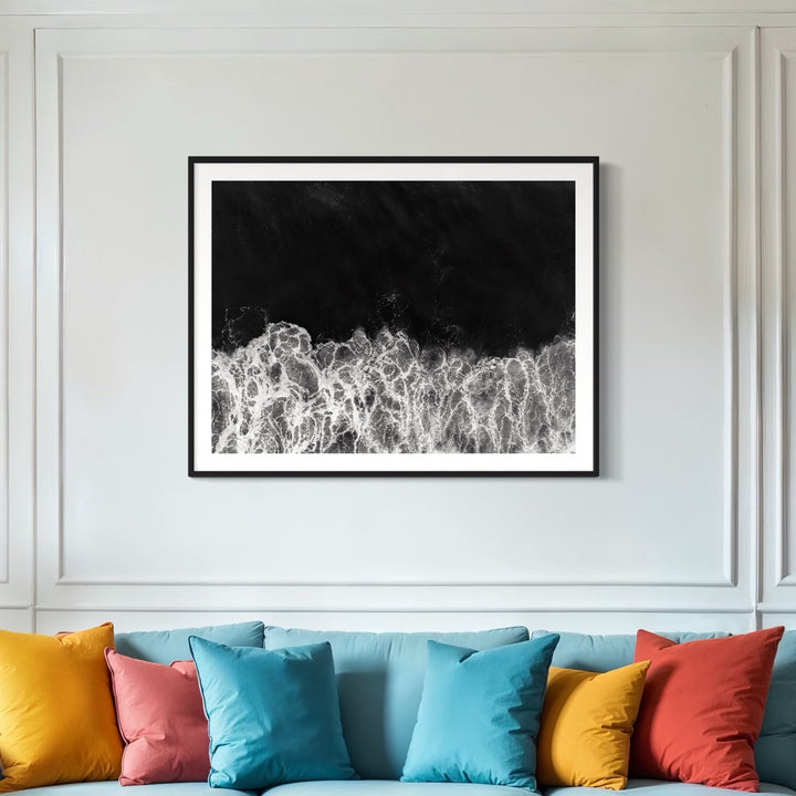 The artwork, Reentry, by Dennis Maida, displayed in a room.