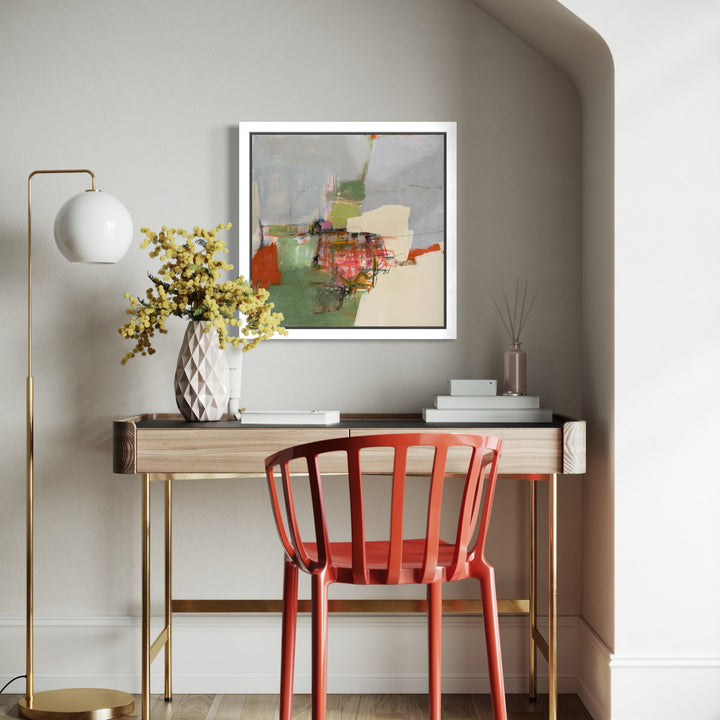 The artwork, Respectfully Misbehaving, by Leslie Thornton, displayed in a room.