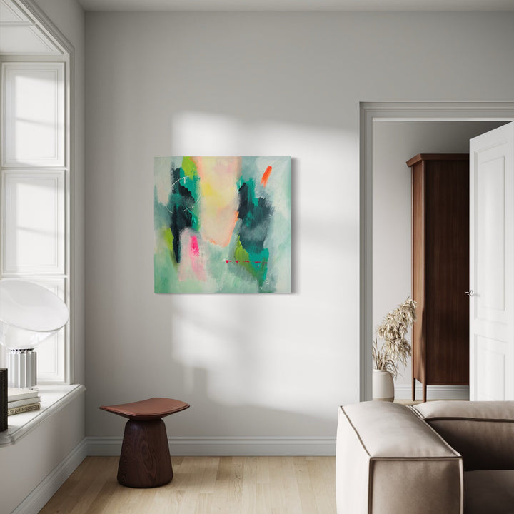 The artwork, Riveting, by Tammy Kushnir, displayed in a room.