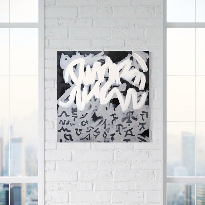 The artwork, RoFo 1, by Lia Rodi, displayed in a room.