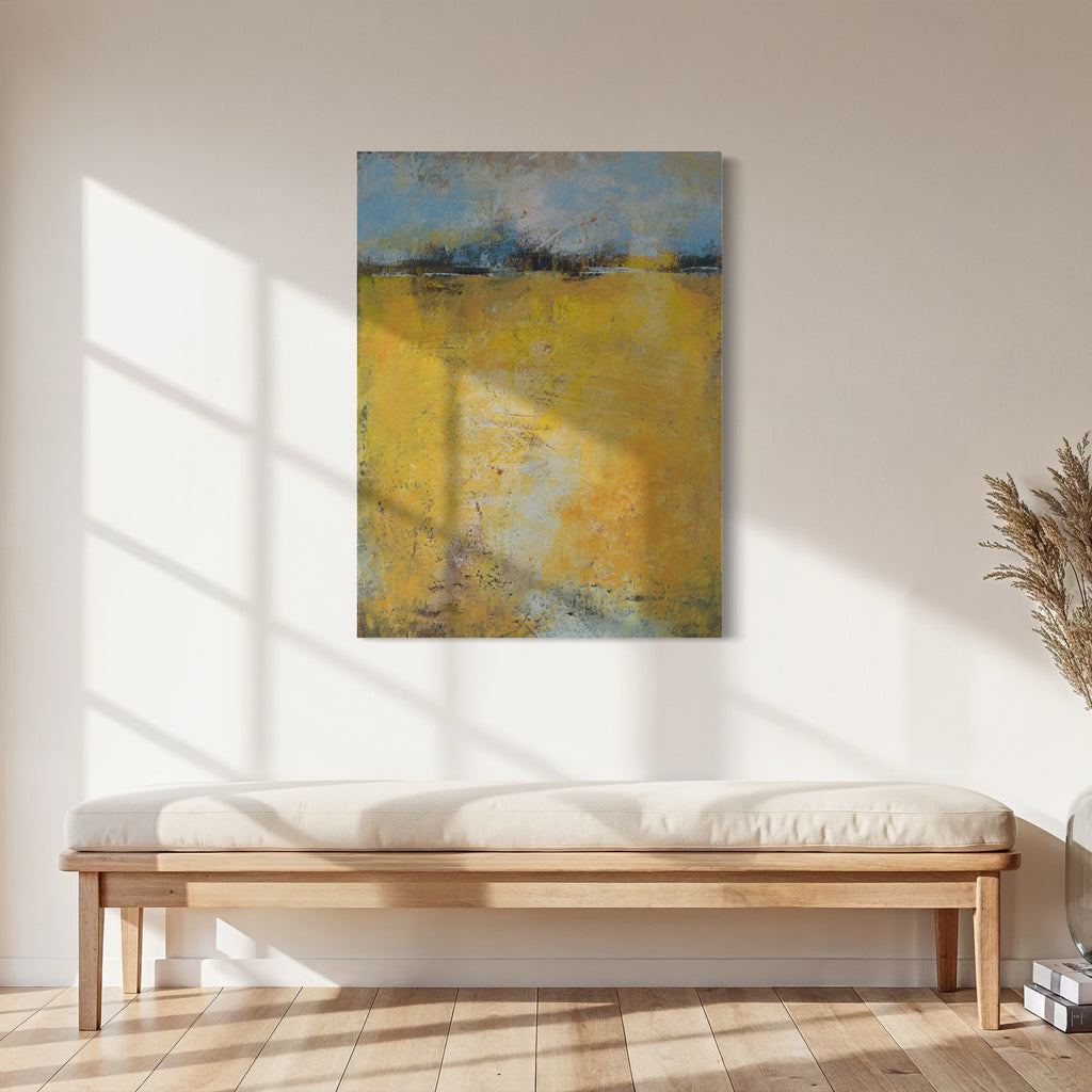 The artwork, Rule Relief, by Victoria Primicias, displayed in a room.