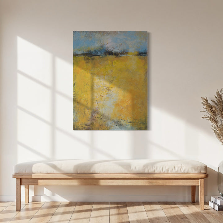 The artwork, Rule Relief, by Victoria Primicias, displayed in a room.