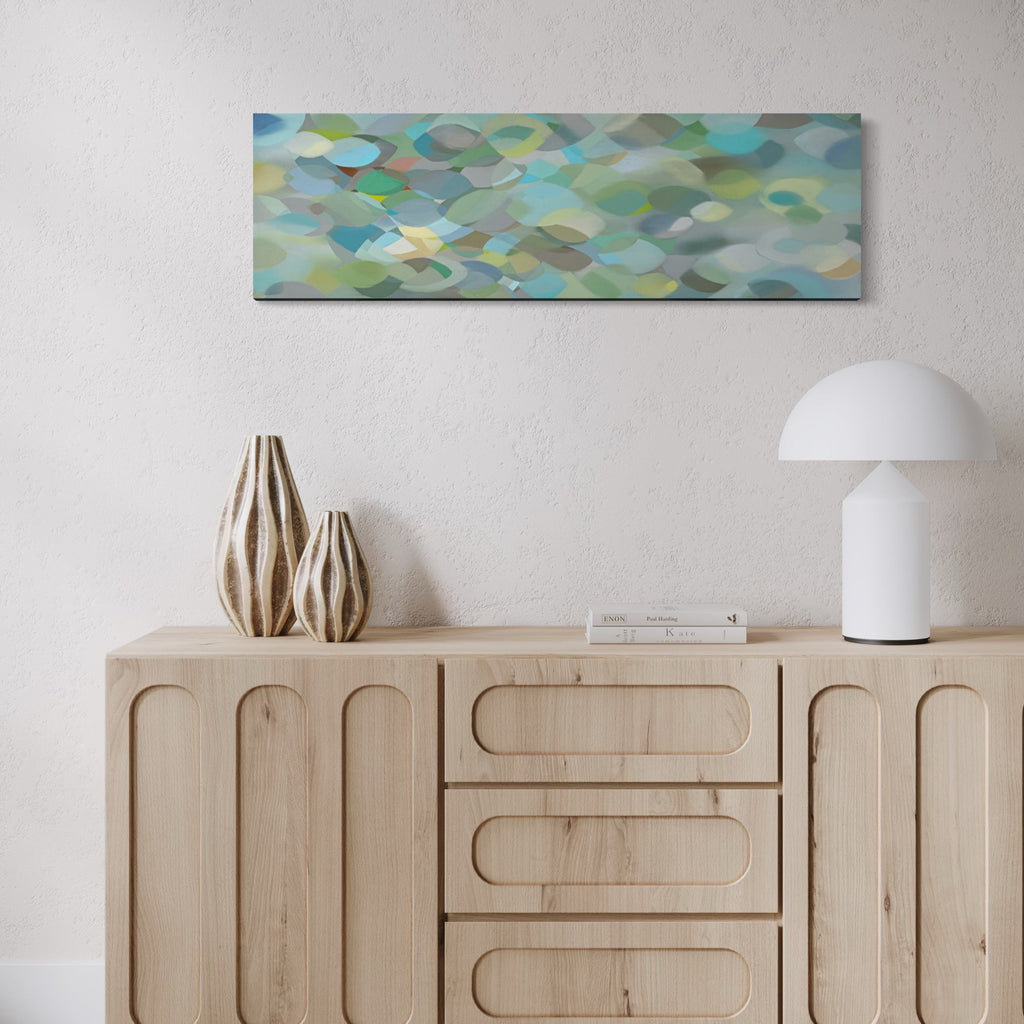 The artwork, Sand, by Lisa Ingram, displayed in a room.