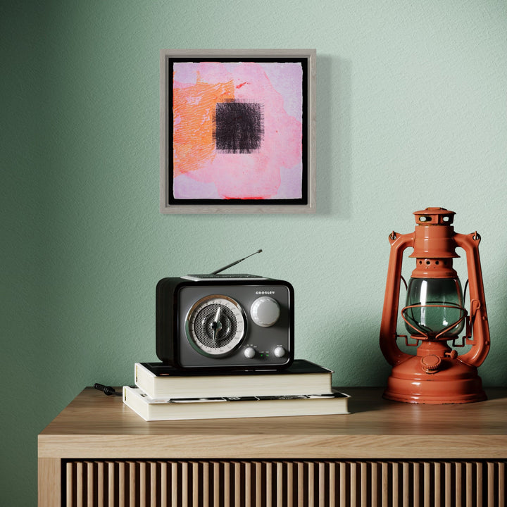 The artwork, Skin Flick 524-31, by Ken Schiano, displayed in a room.