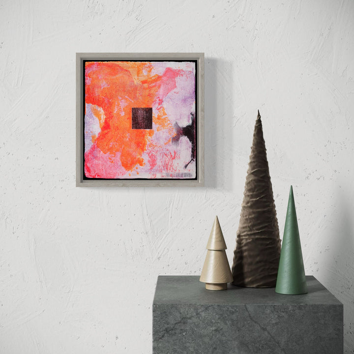 The artwork, Skin Flick 624-20, by Ken Schiano, displayed in a room.