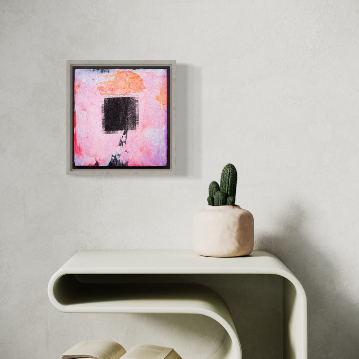 The artwork, Skin Flick 624-2, by Ken Schiano, displayed in a room.