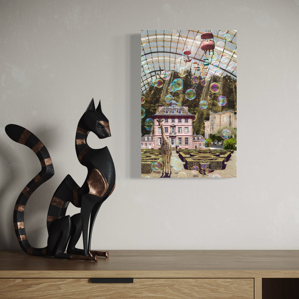 The artwork, Sky Garden, by Nash Bellows, displayed in a room.