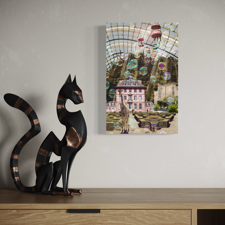 The artwork, Sky Garden, by Nash Bellows, displayed in a room.