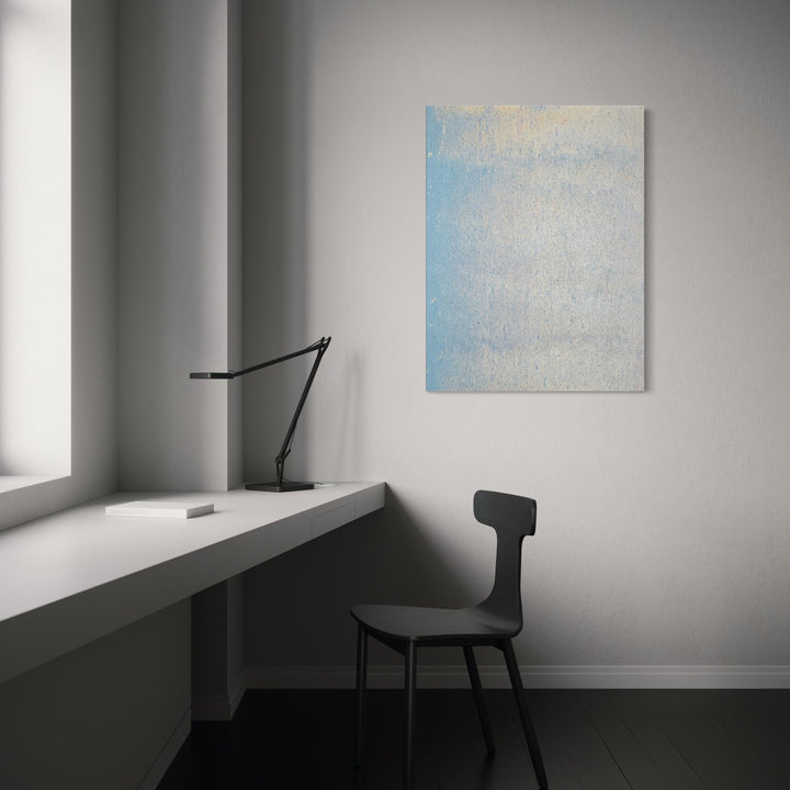 The artwork, Skywall #21, by Richard Alpert, displayed in a room.