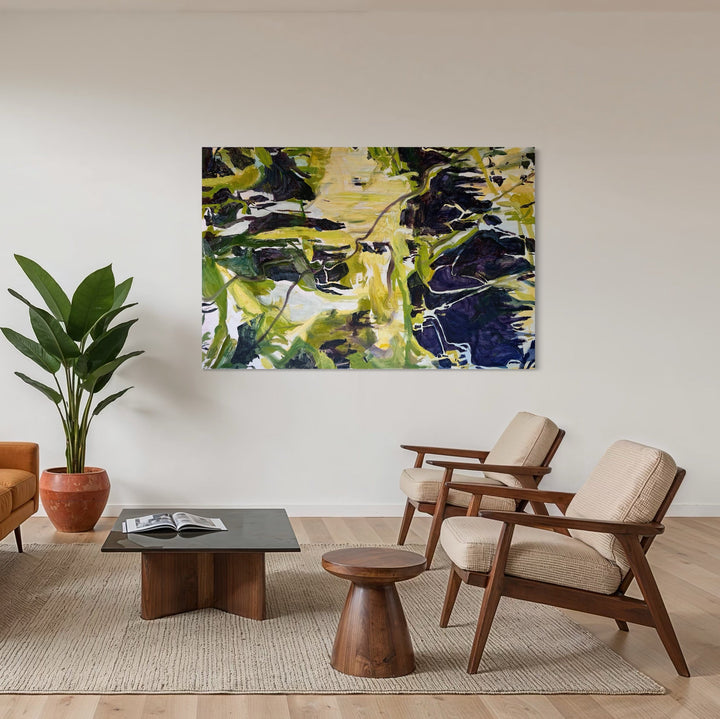 The artwork, Snag, by Catherine Webb, displayed in a room.