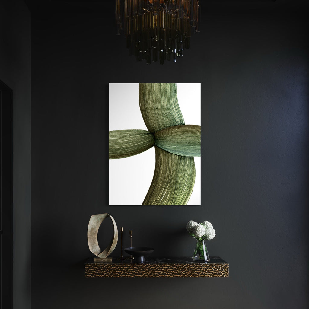 The artwork, Soft Exposure, by Alina Glotova, displayed in a room.