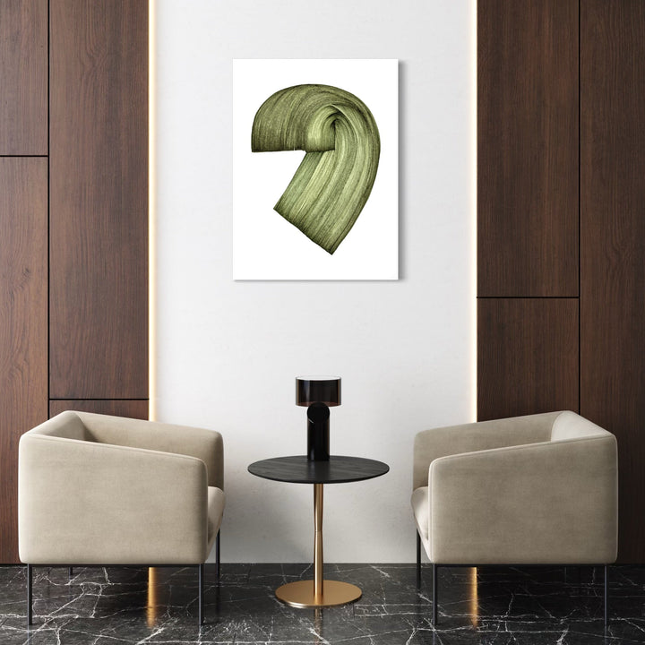 The artwork, Soft Resistance, by Alina Glotova, displayed in a room.