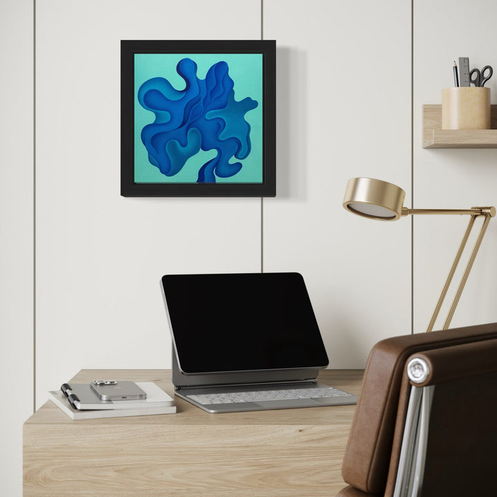 The artwork, Stemwinder, by Joe Piscopia, displayed in a room.
