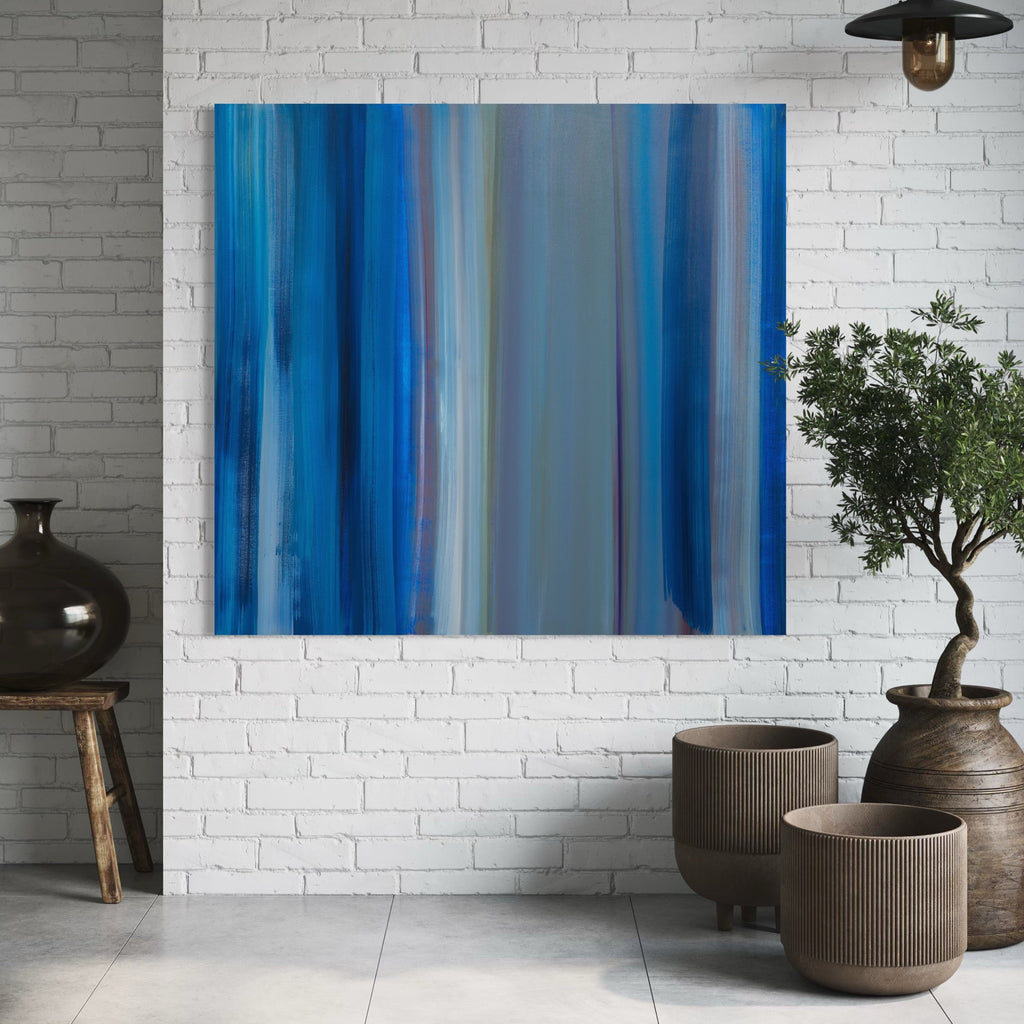 The artwork, Still Sound 2, by Willy Bo Richardson, displayed in a room.