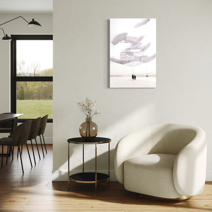 The artwork, Suburban Wilderness, by Chris Baily, displayed in a room.