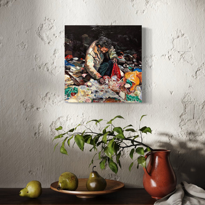 The artwork, Take Home (Archival Memory 20), by Griffin Cordell, displayed in a room.