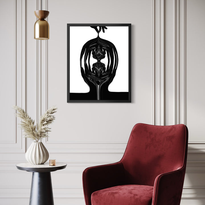 The artwork, The Core, by Maria Sanchez, displayed in a room.