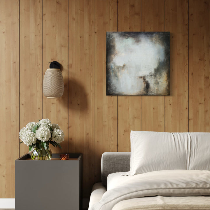 The artwork, The Day After, by Xanthippe Tsalimi, displayed in a room.