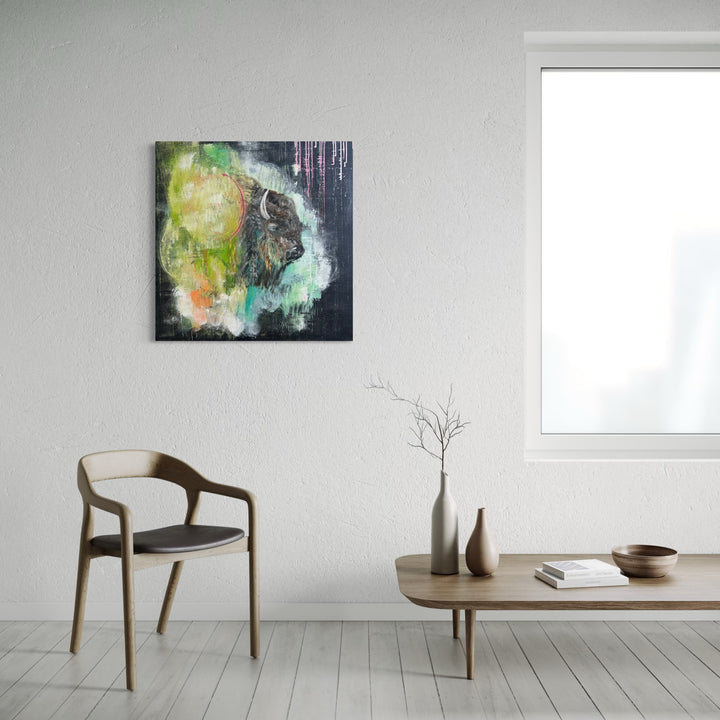 The artwork, The Dream, by Tammy Kushnir, displayed in a room.