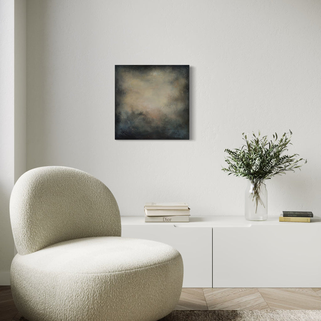The artwork, The Next Day, by Xanthippe Tsalimi, displayed in a room.