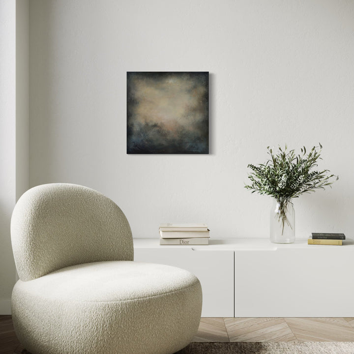 The artwork, The Next Day, by Xanthippe Tsalimi, displayed in a room.