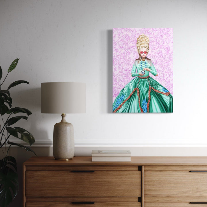 The artwork, The North Star IV, by Carlos Gamez de Francisco, displayed in a room.