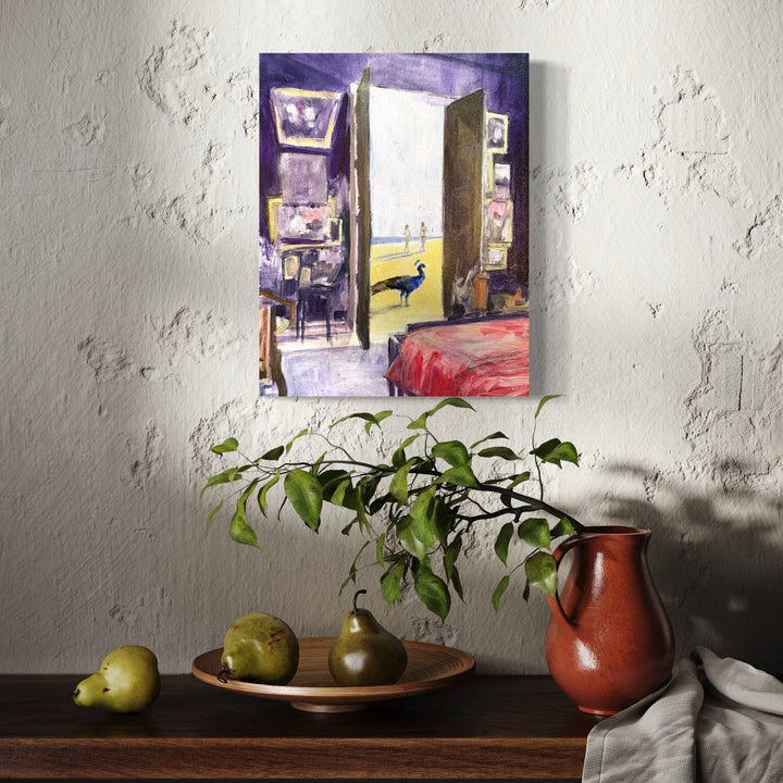 The artwork, The Other Side, by Chris Baily, displayed in a room.