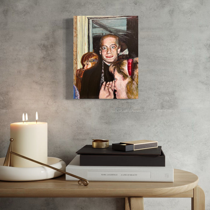 The artwork, The Power of Suggestion (Archival Memory 19), by Griffin Cordell, displayed in a room.