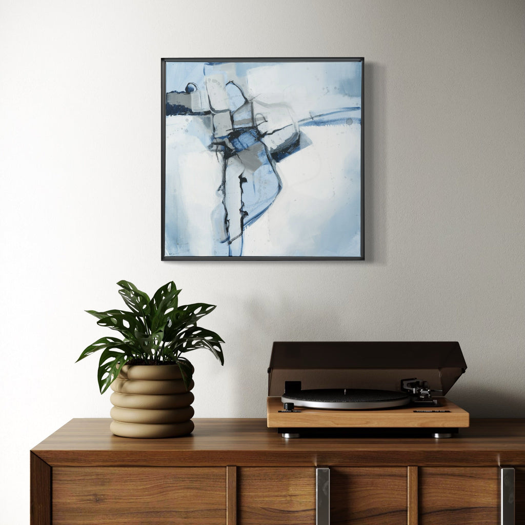 The artwork, Tiny Dancer Series #1, by Ann Flemings, displayed in a room.