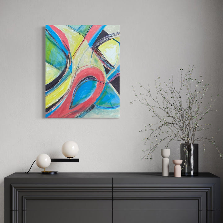 The artwork, Tourniquent, by Beth Barry, displayed in a room.