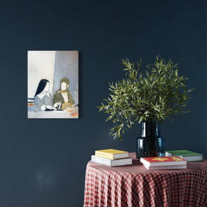 The artwork, Train, by Chris Baily, displayed in a room.