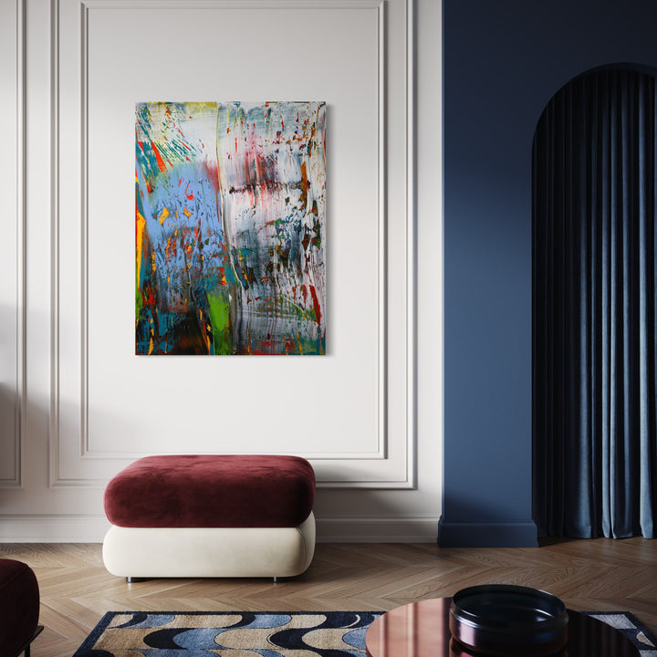 The artwork, Turner Thoughts, by Harry Moody, displayed in a room.