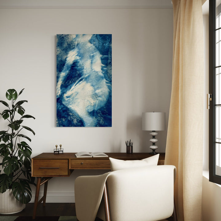 The artwork, Twist, by Cat Welch, displayed in a room.