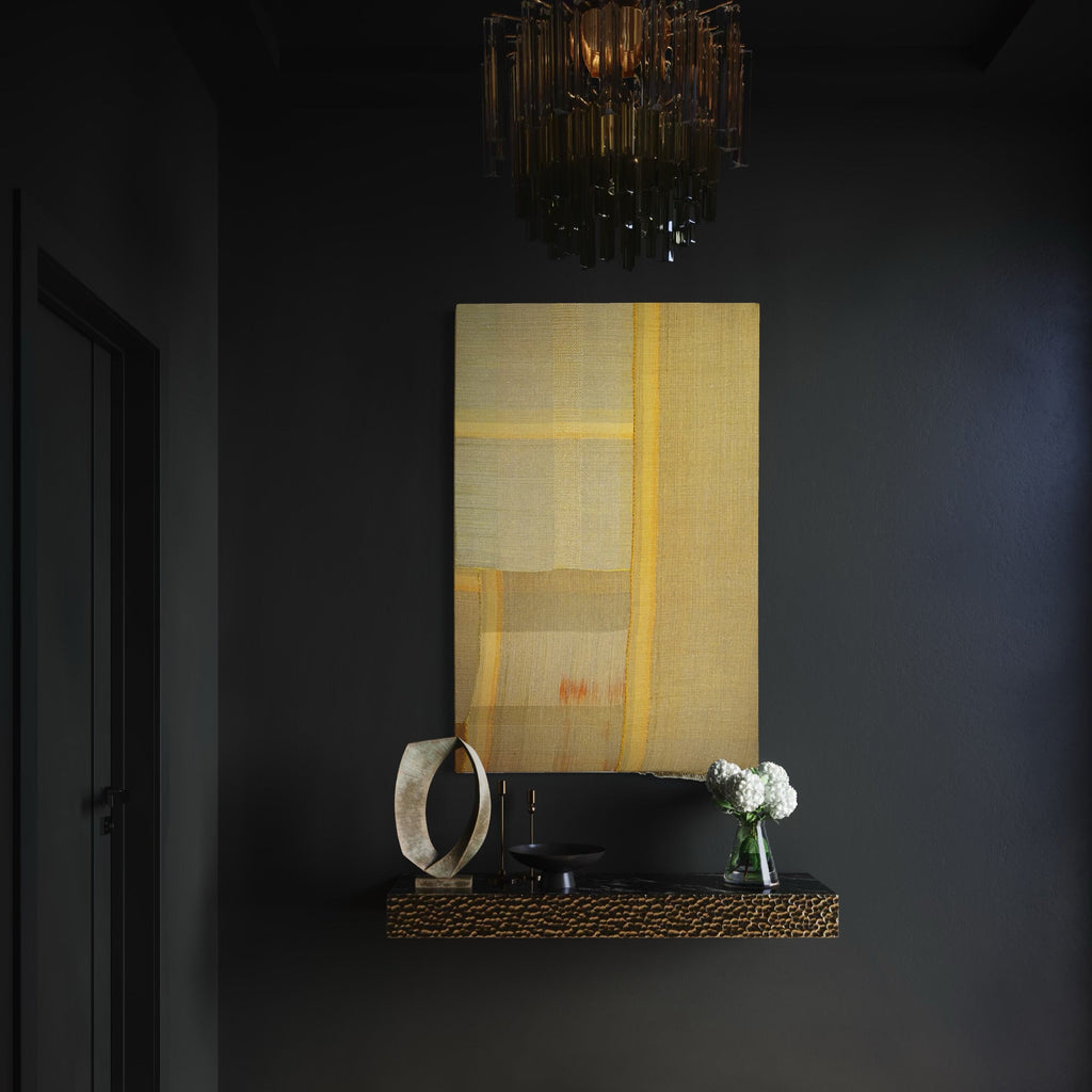 The artwork, Untitled #179, by Victoria Manganiello, displayed in a room.