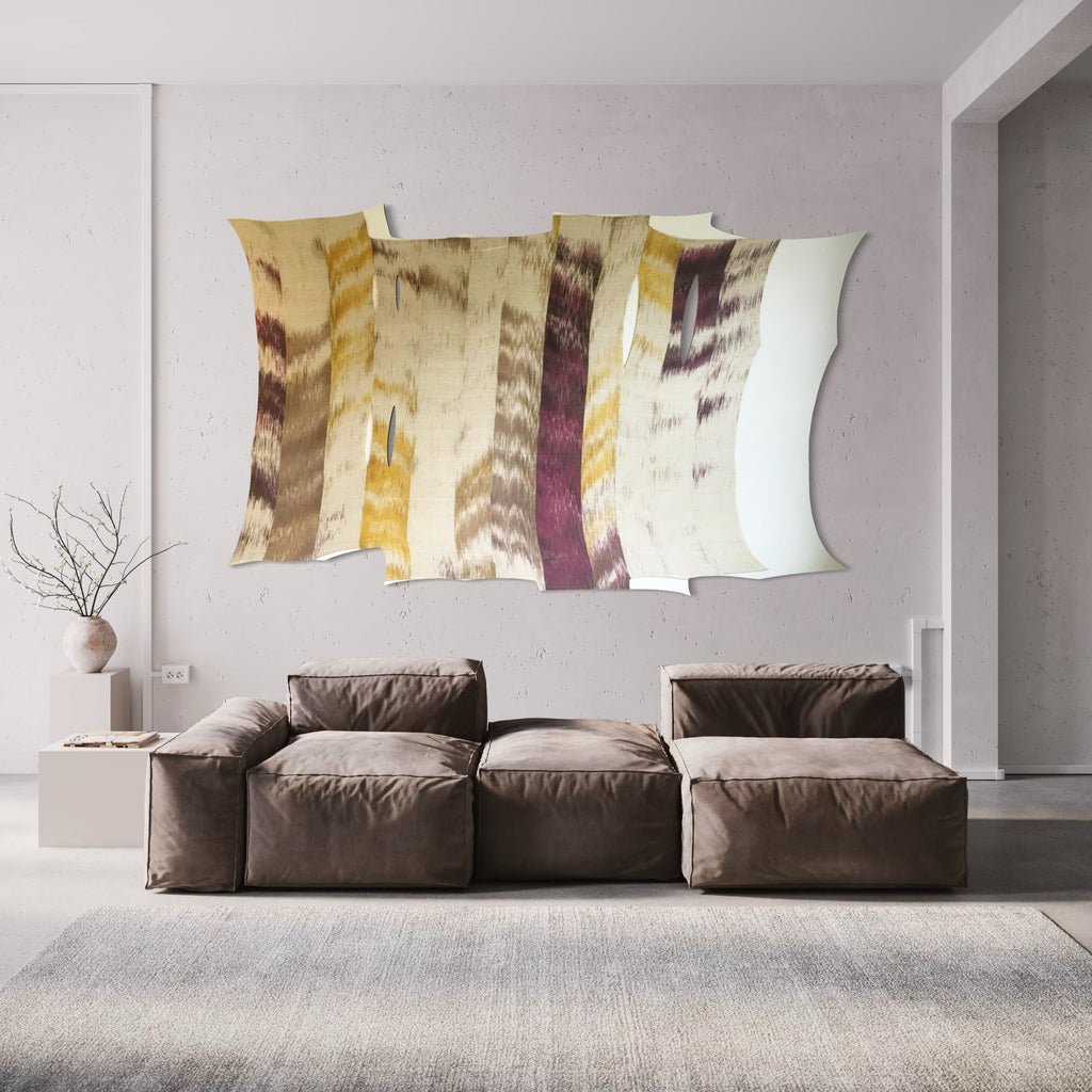 The artwork, Untitled 49, by Victoria Manganiello, displayed in a room.
