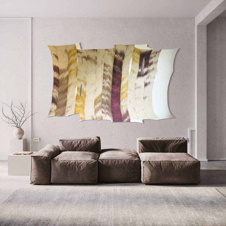 The artwork, Untitled 49, by Victoria Manganiello, displayed in a room.