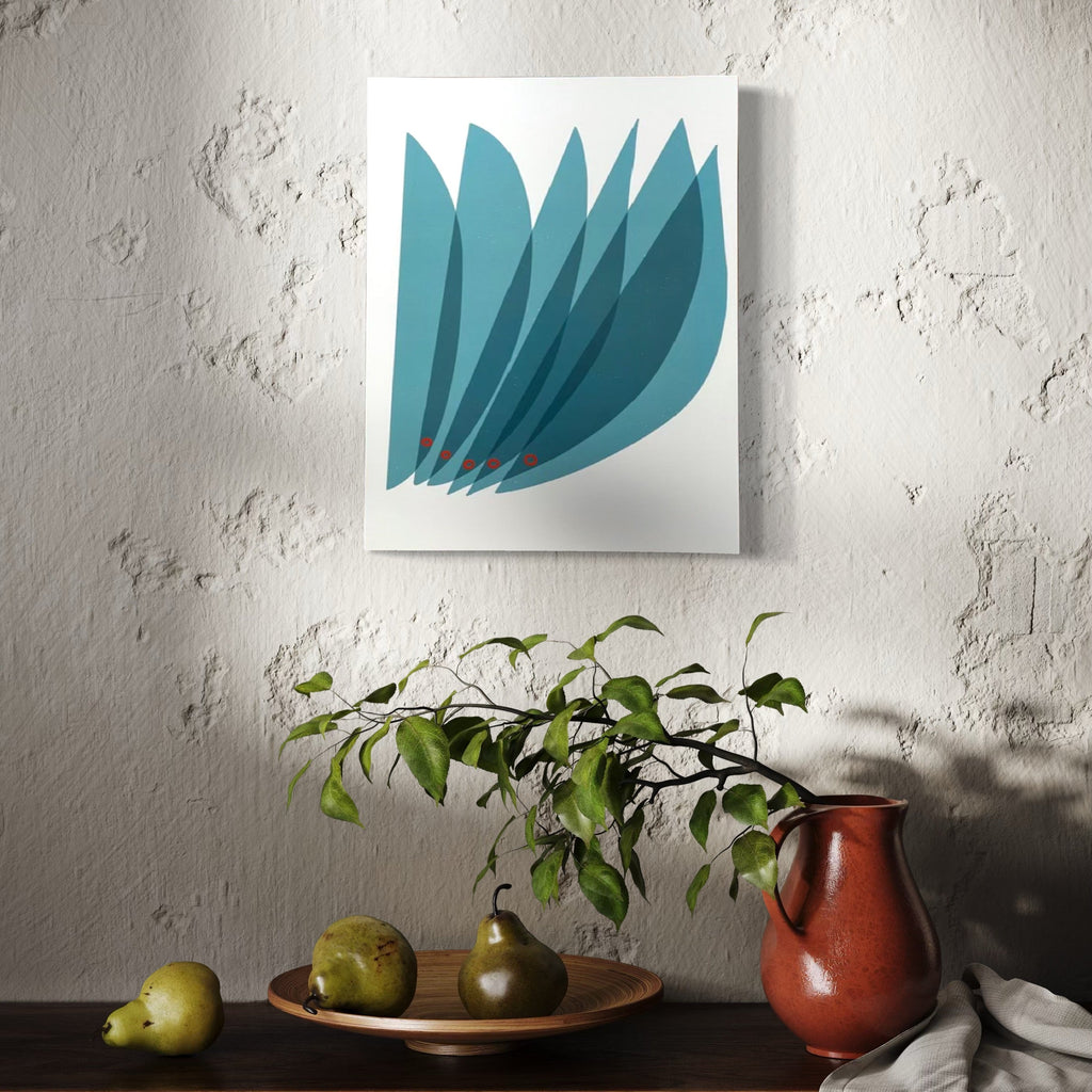 The artwork, Untitled #4, by Amy Turner, displayed in a room.
