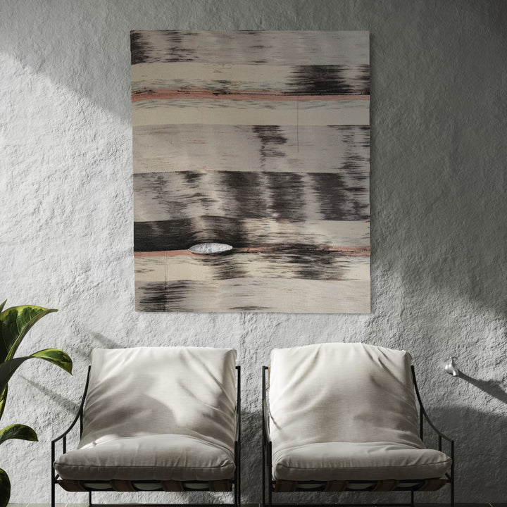 The artwork, Untitled #68, by Victoria Manganiello, displayed in a room.