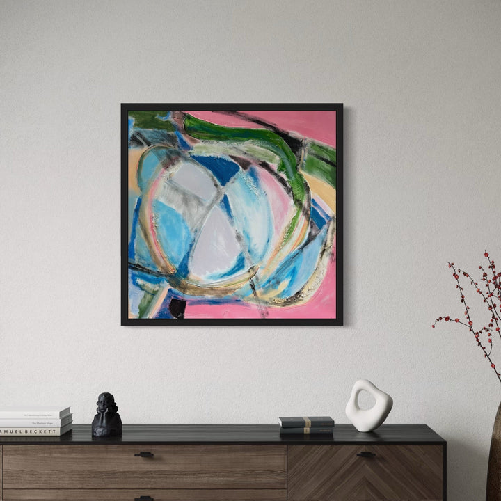 The artwork, Untitled, by Beth Barry, displayed in a room.