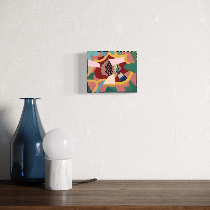 The artwork, Vacuum, by Mark Brosseau, displayed in a room.