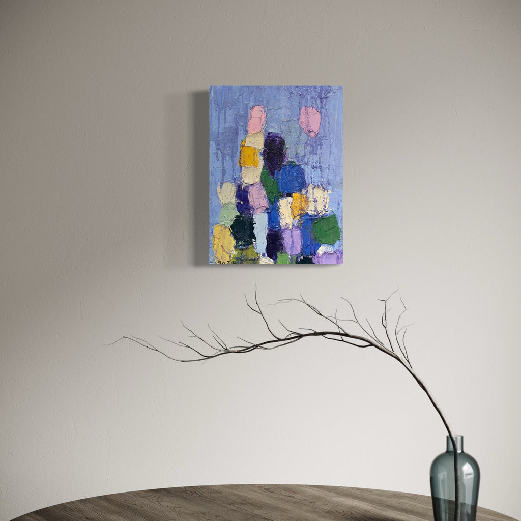 The artwork, When Tears are Rewarded and Nourish the Soul, by Ayane Kurai, displayed in a room.