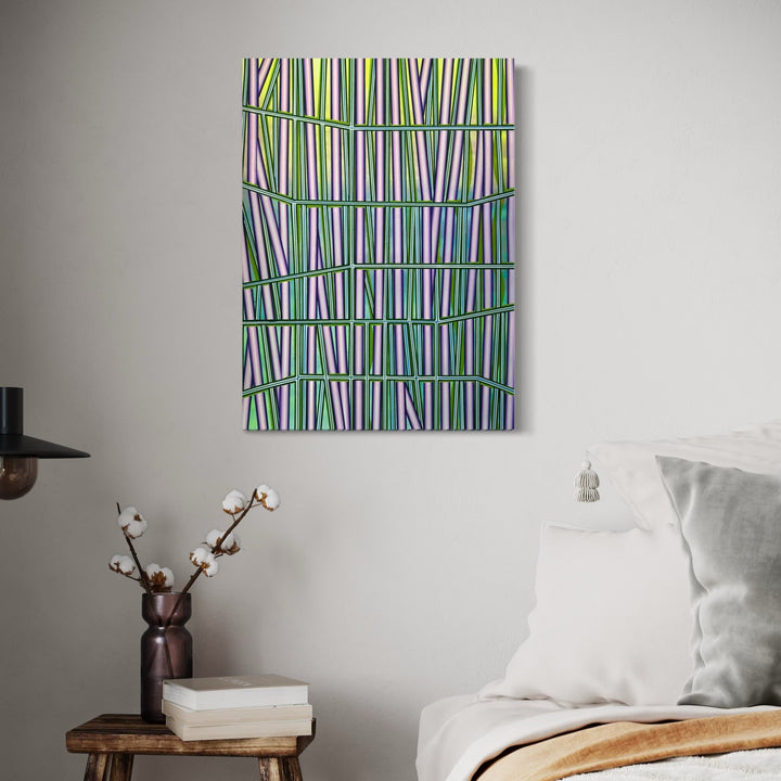 The artwork, Where Are They?, by Elyce Abrams, displayed in a room.