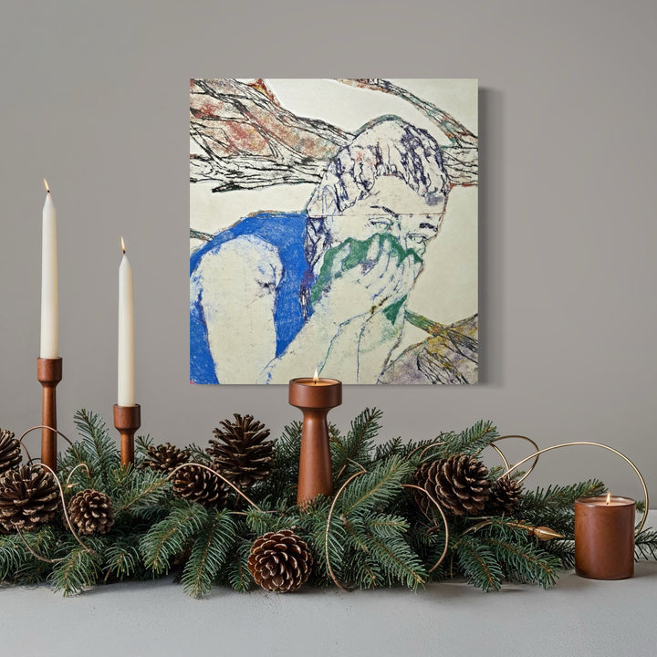 The artwork, Where There's Smoke, by Johanna Ryan, displayed in a room.