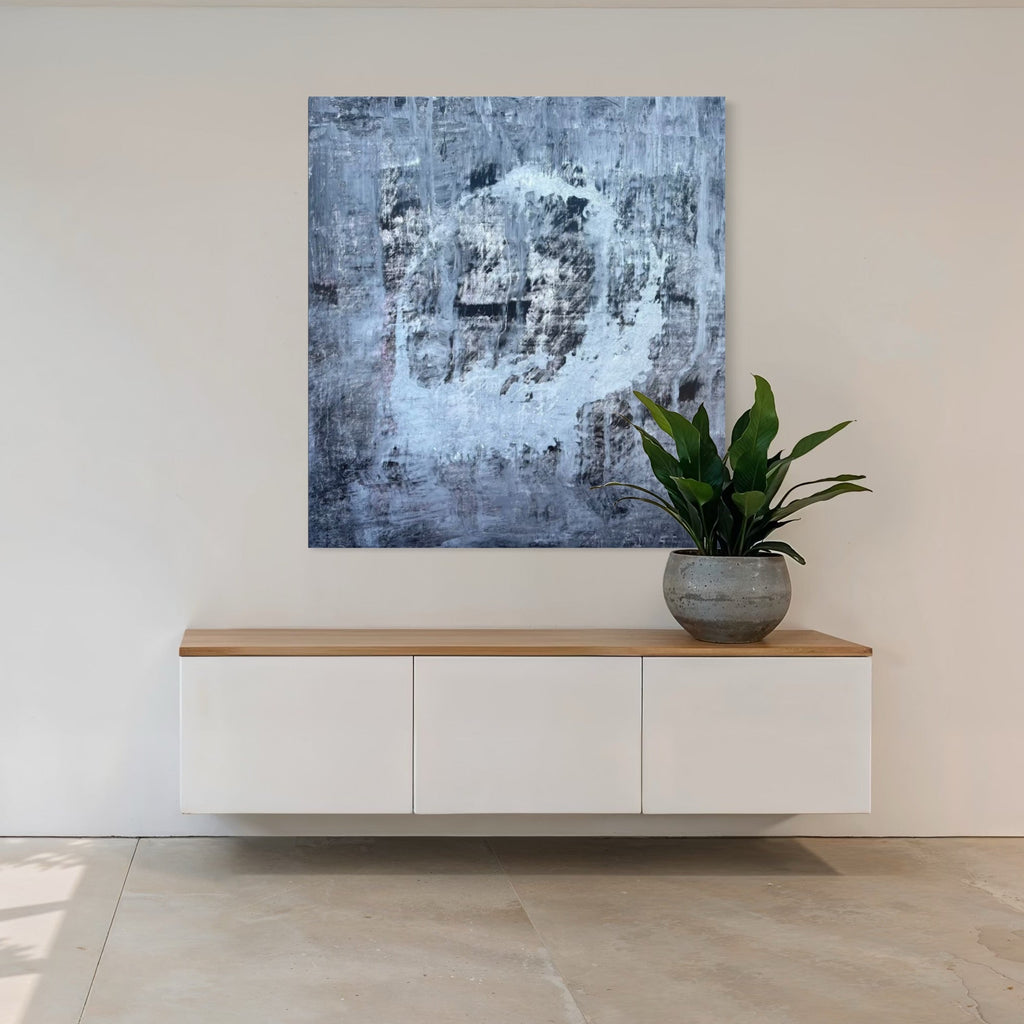 The artwork, #103, by Nathan Aufrichtig, displayed in a room.