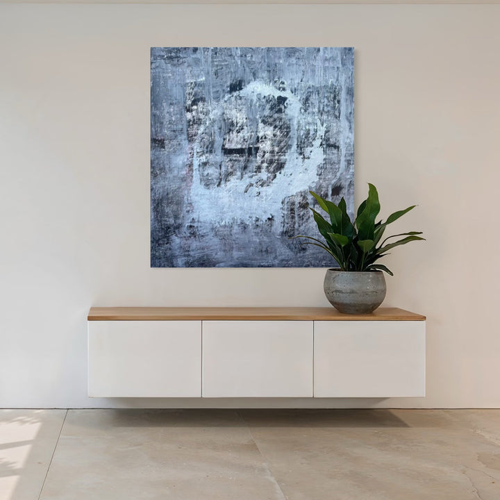 The artwork, #103, by Nathan Aufrichtig, displayed in a room.