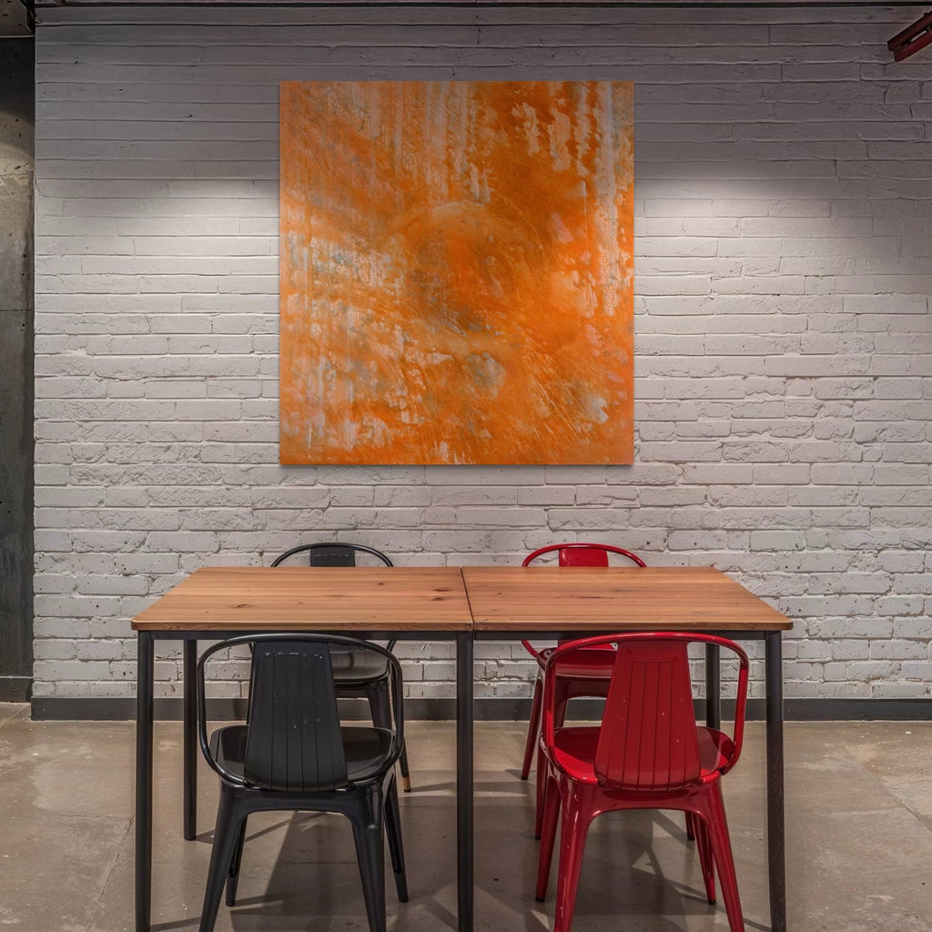 The artwork, #111, by Nathan Aufrichtig, displayed in a room.