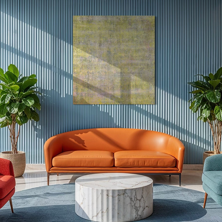 The artwork, #138, by Nathan Aufrichtig, displayed in a room.