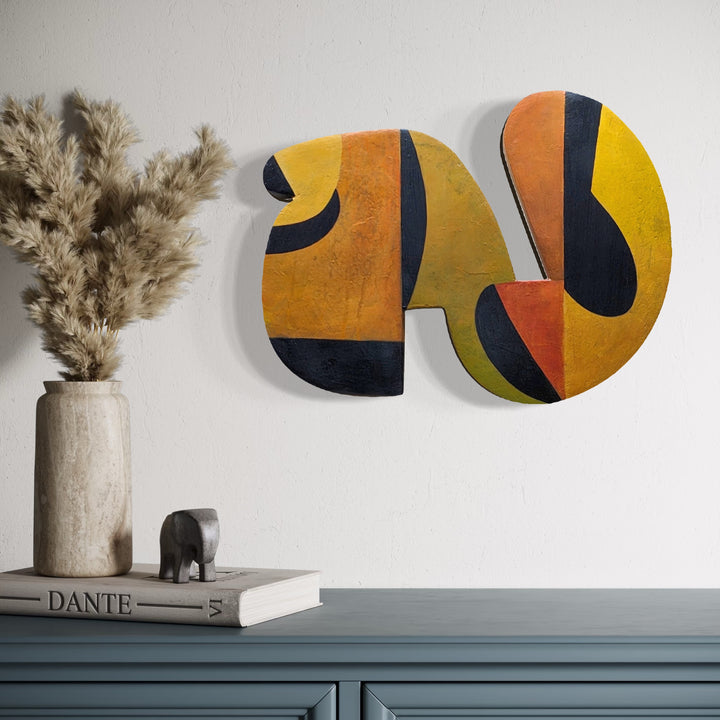 The artwork, #14, by David Wellner, displayed in a room.