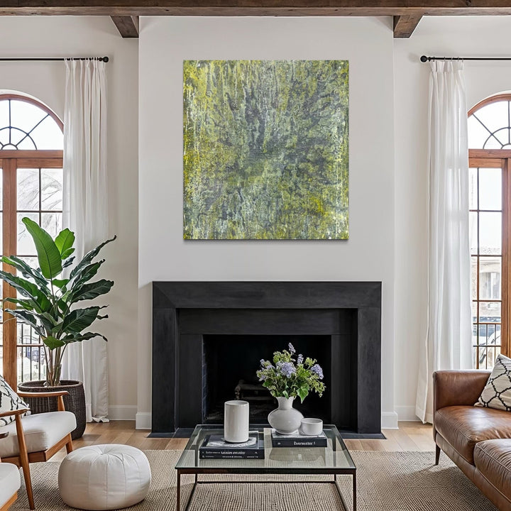 The artwork, #162, by Nathan Aufrichtig, displayed in a room.