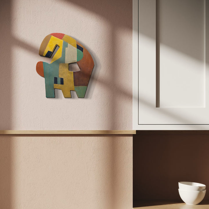 The artwork, #1, by David Wellner, displayed in a room.